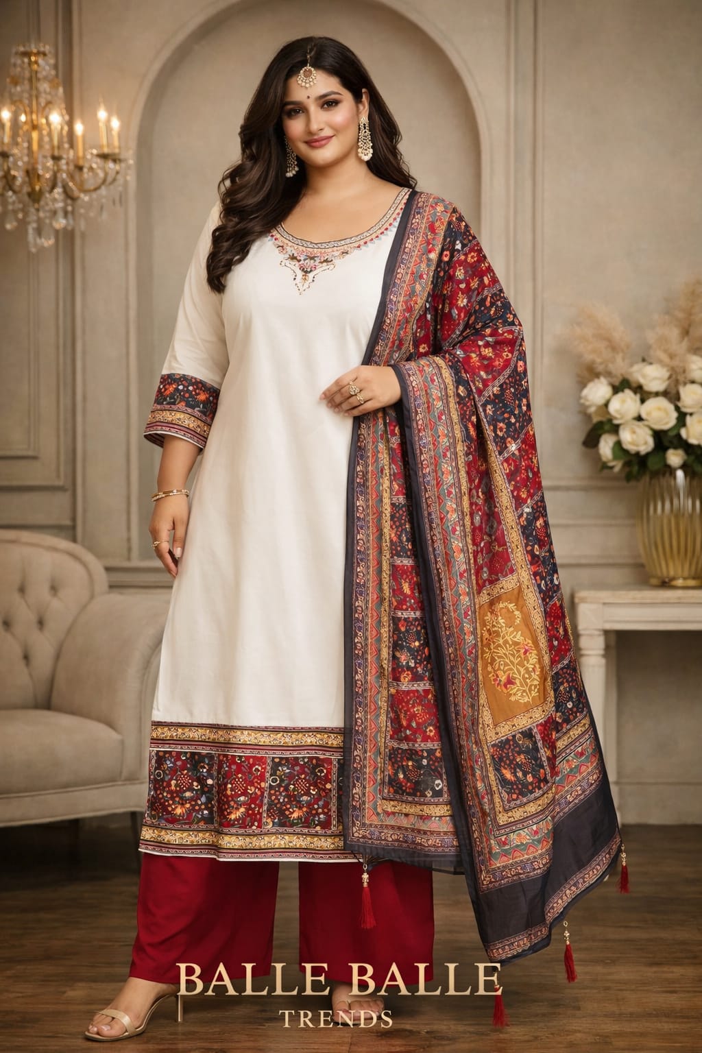 Fancy Kurti Set